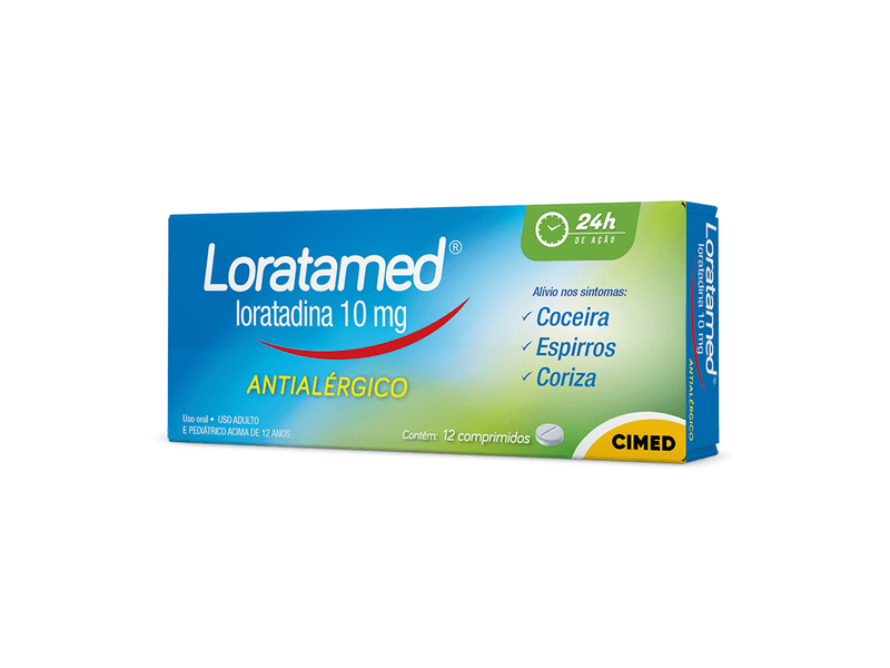 Loratamed Loratadina 10mg - 12 comprimidos