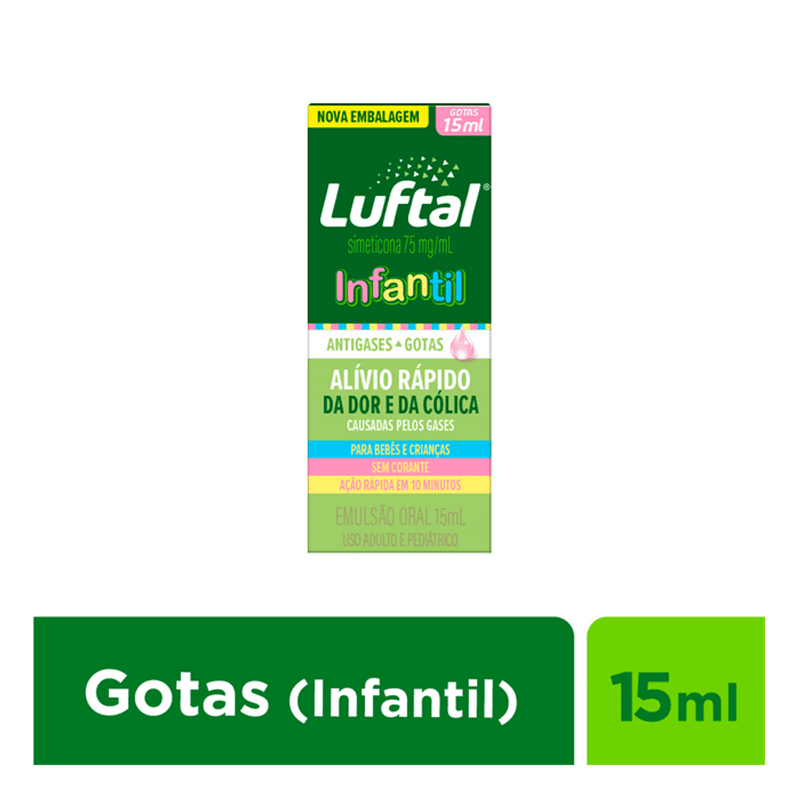 Antigases Luftal Intantil 75mg/ml 15ml Gotas