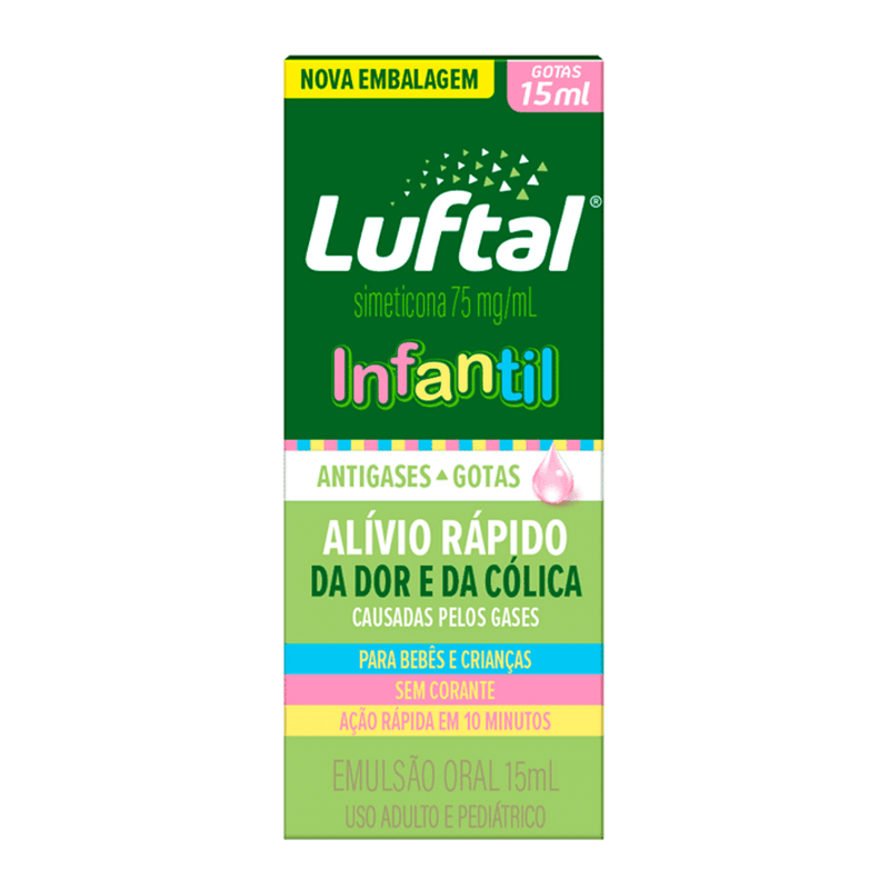 Antigases Luftal Intantil 75mg/ml 15ml Gotas