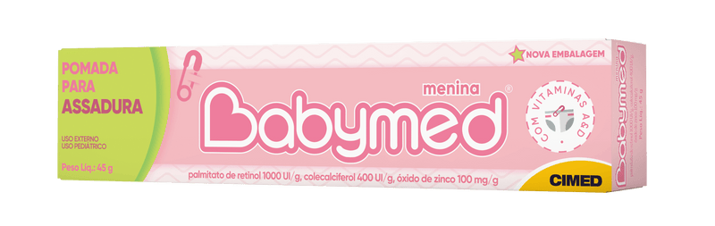 Assaduras Babymed Rosa Pomada Para Assaduras 45G