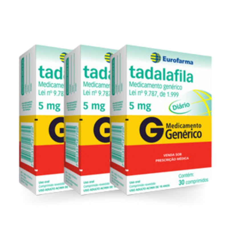 Tadalafila 5mg 1 caixa - C/30 Comprimidos - Promoção!!