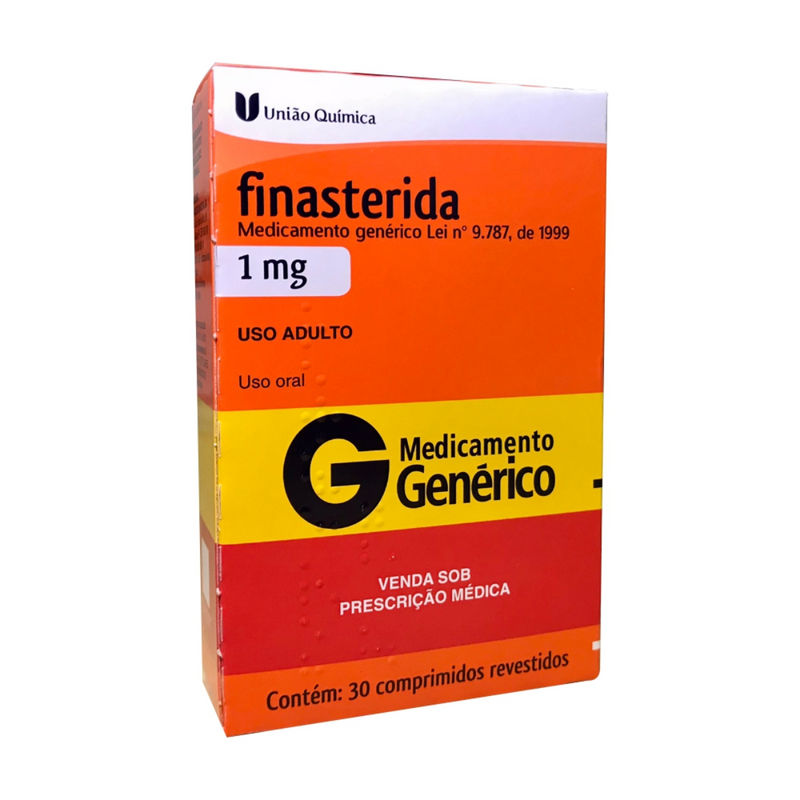 Finasterida 1mg 30 comprimidos União Química Genérico