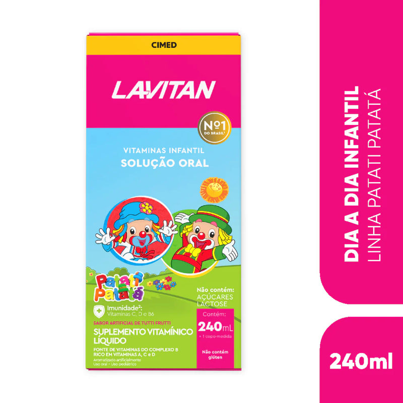 Polivitamínico Lavitan Infantil Tutti-Frutti 240ml Lavitan